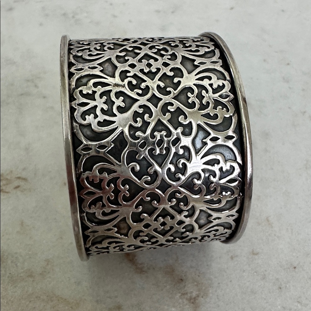 Silpada Sterling 925 Scroll Cuff Bracelet